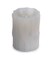 Melrose 4" White Cable Knit Battery Operated Flameless LED Wax Christmas Pillar Candle